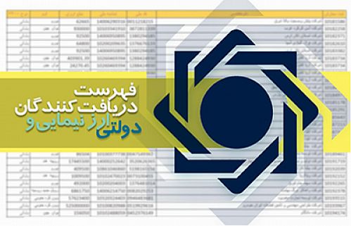 به روزرسانی فهرست دریافت کنندگان ارز نیمایی و دولتی